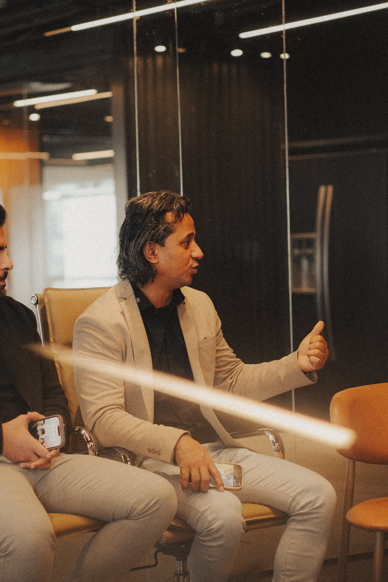 Du Magic em reunião com empresários